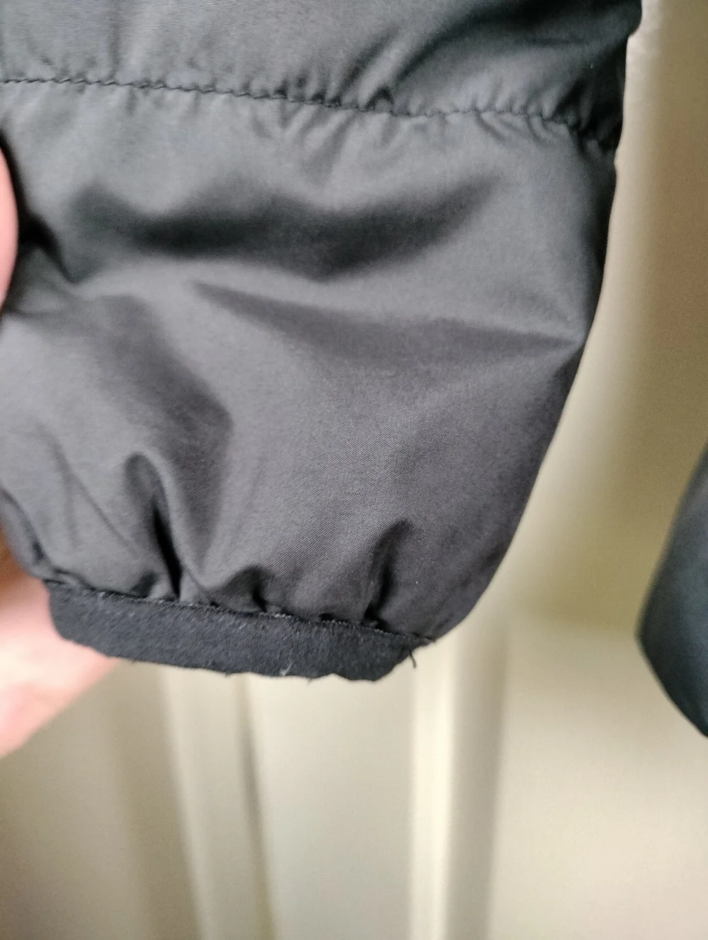 The North Face Girls Reversible Mossbud Swirl Jacket Black S 7/8 Fleece‎ Lined